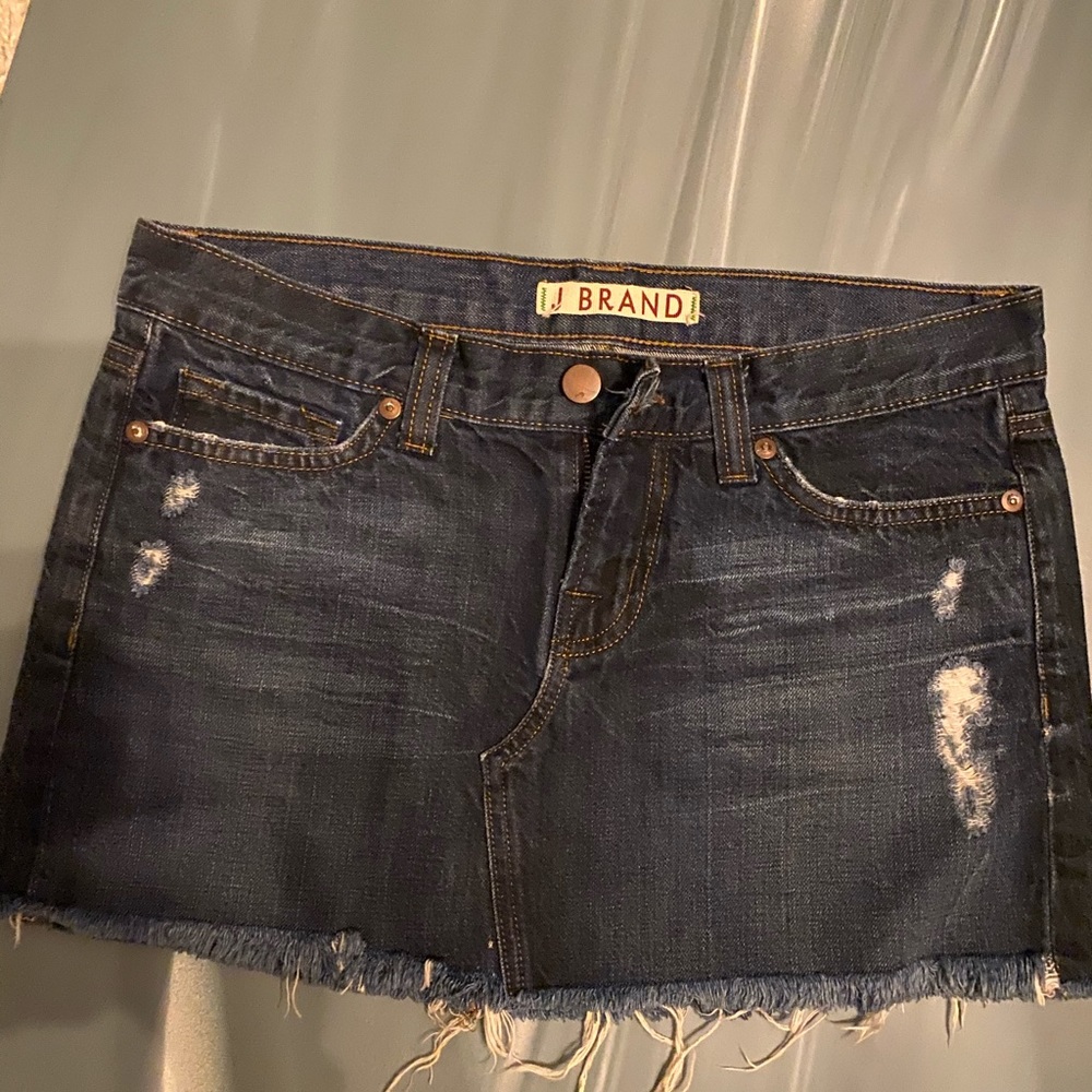 J brand jean skirt